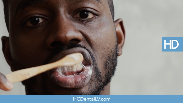 Worn-out Toothbrush Bristles